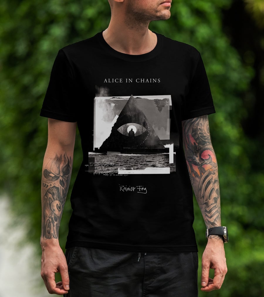 Alice In Chains Rainier Fog 17 Pyramid Eye T-Shirt