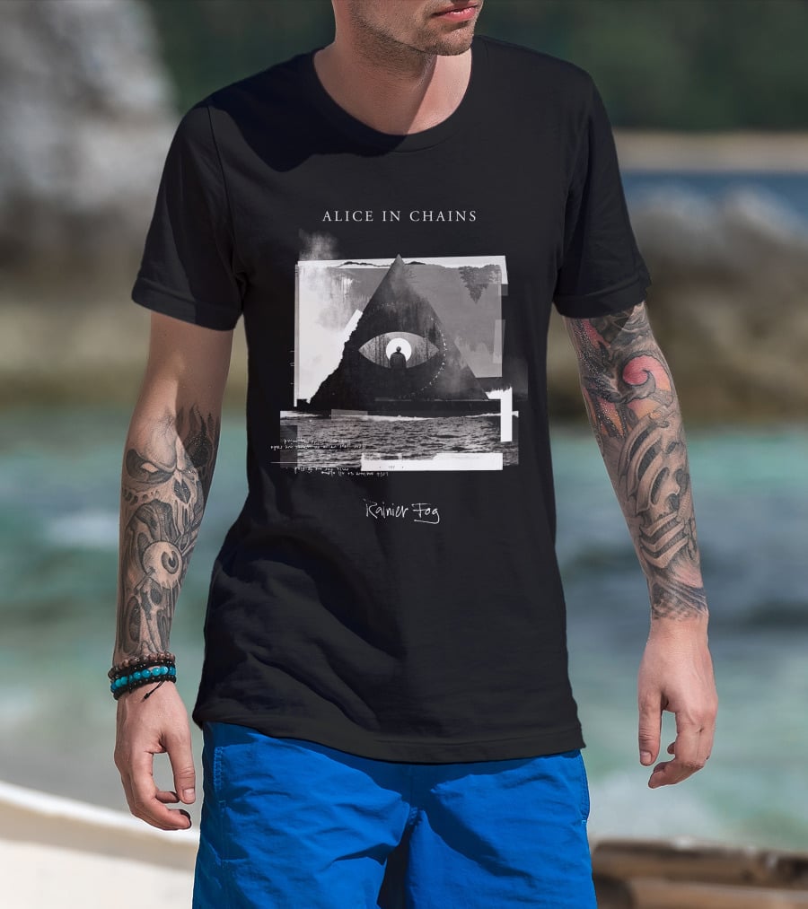 Alice In Chains Rainier Fog 17 Pyramid Eye T-Shirt
