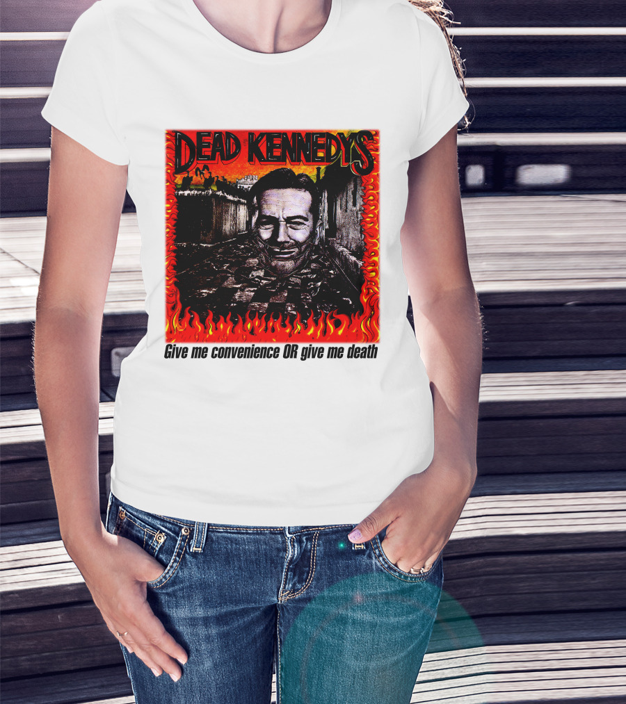 Dead Kennedys Give Me Convenience Or Give Me Death Flames T-Shirt