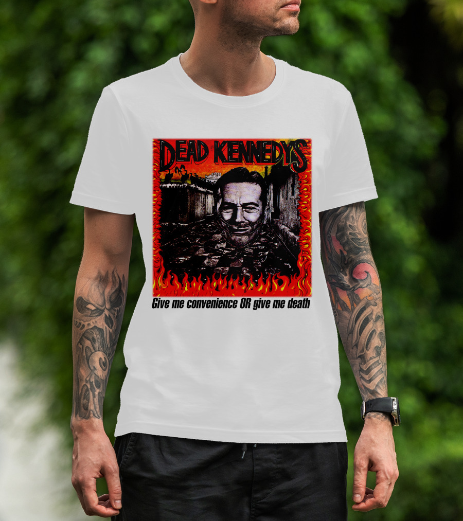 Dead Kennedys Give Me Convenience Or Give Me Death Flames T-Shirt