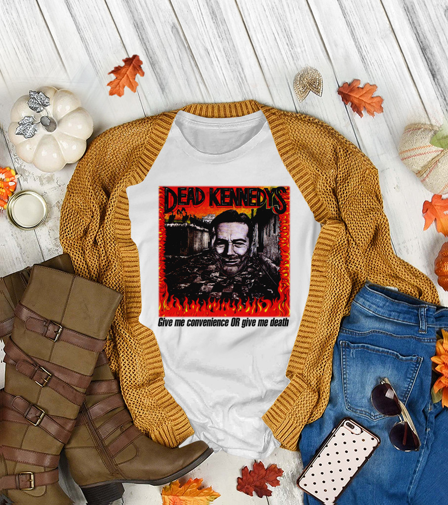 Dead Kennedys Give Me Convenience Or Give Me Death Flames T-Shirt