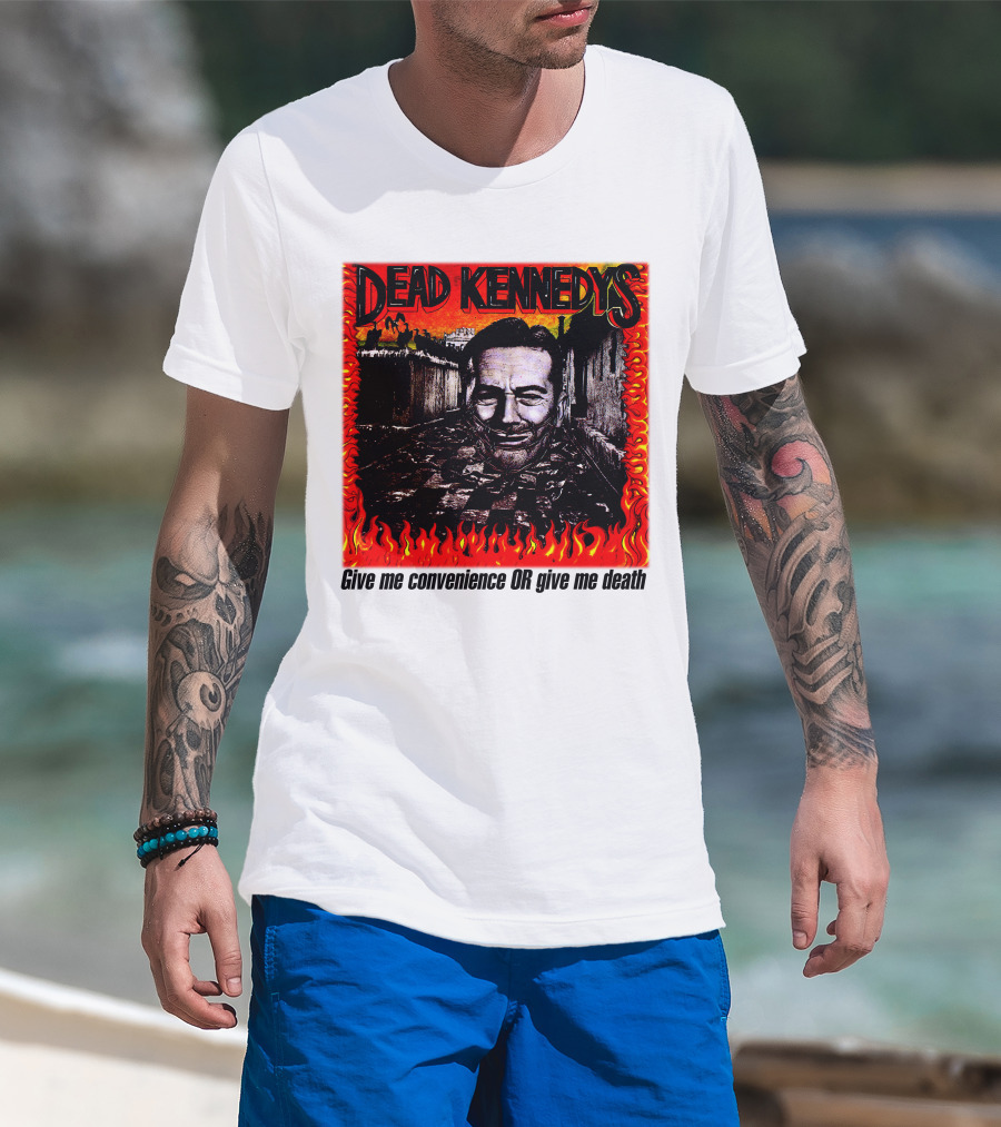 Dead Kennedys Give Me Convenience Or Give Me Death Flames T-Shirt