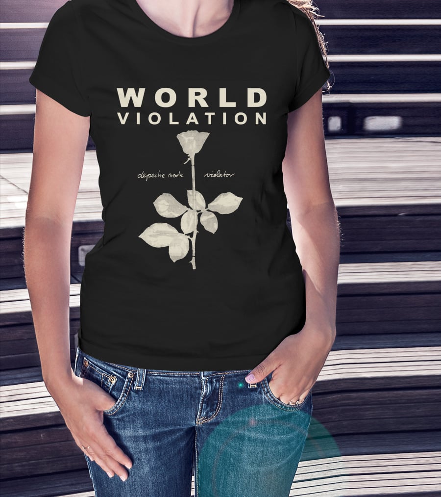 World Violation Depeche Mode Violator Rose T-Shirt