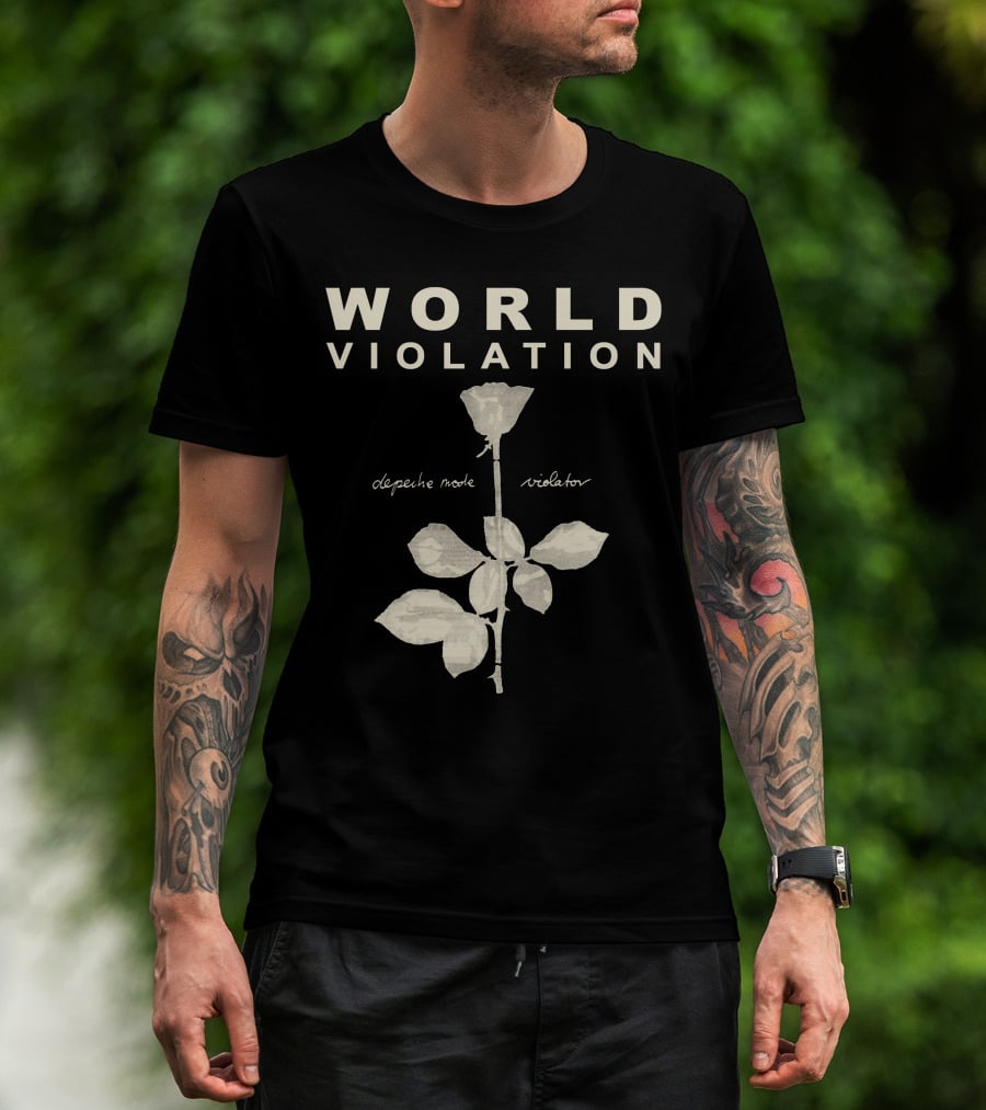 World Violation Depeche Mode Violator Rose T-Shirt