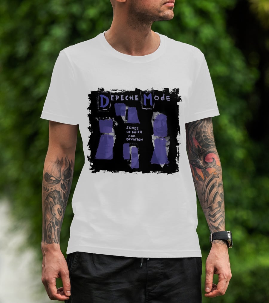 Depeche Mode Songs Of Faith And Devotion Dpm T-Shirt