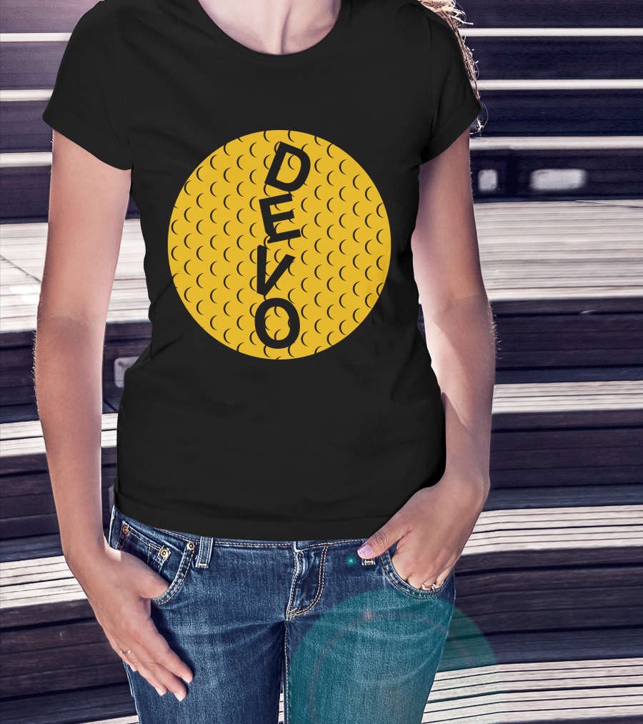 Devo Yellow Circle T-Shirt