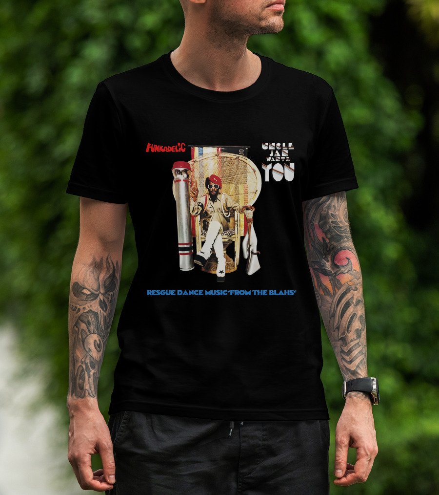 Funkadelic Uncle Jam Wants You Rescue Dance Music From The Blahs T-Shirt