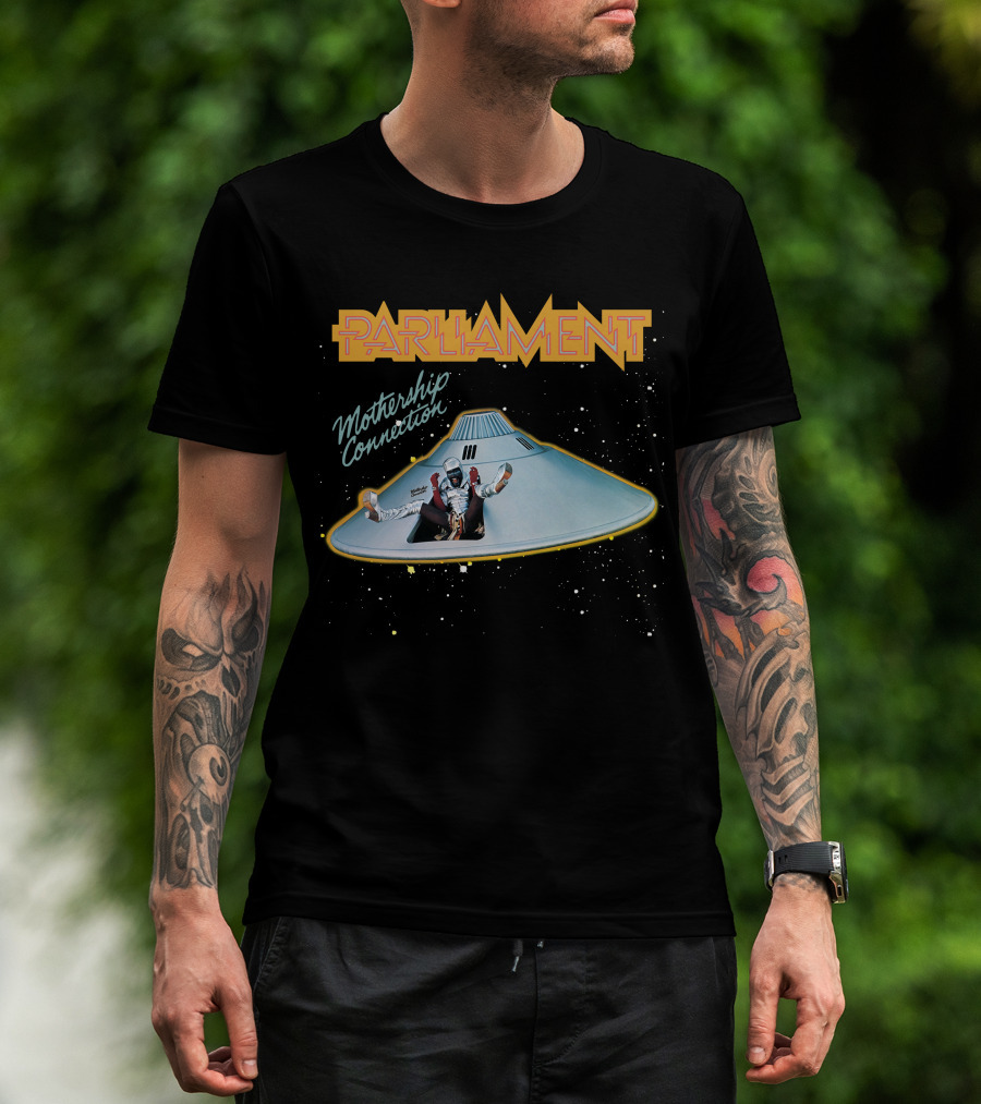 Parliament Mothership Connection Ufo Album Art T-Shirt