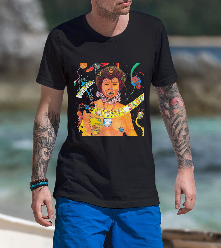 Funkadelic Cosmic Slop Album Cover Art T-Shirt