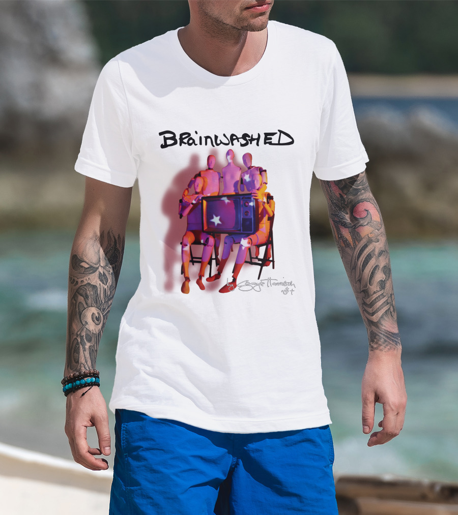 Brainwashed By George Harrison 2004 Mannequins With Television Star T-Shirt