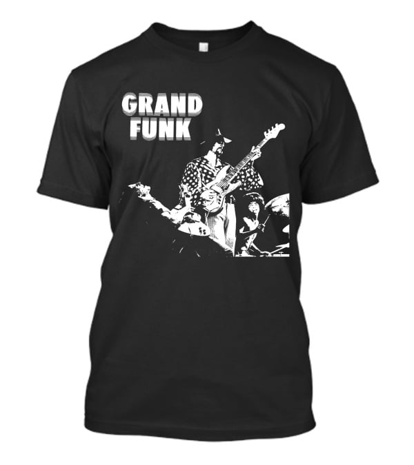 Grand Funk Railroad Live Concert Performance Retro Style T-Shirt
