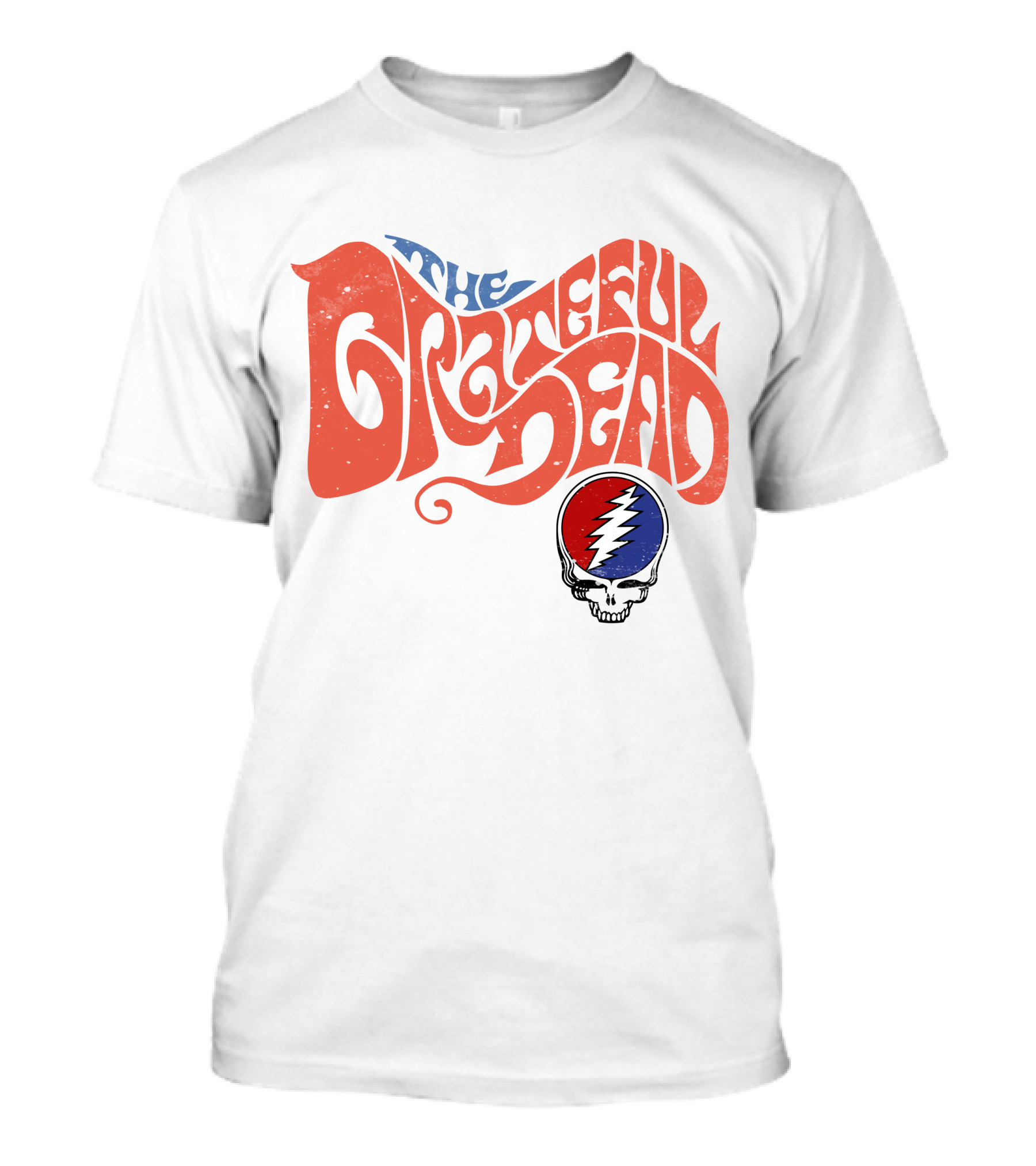 The Grateful Dead Skull Lightning Bolt T-Shirt