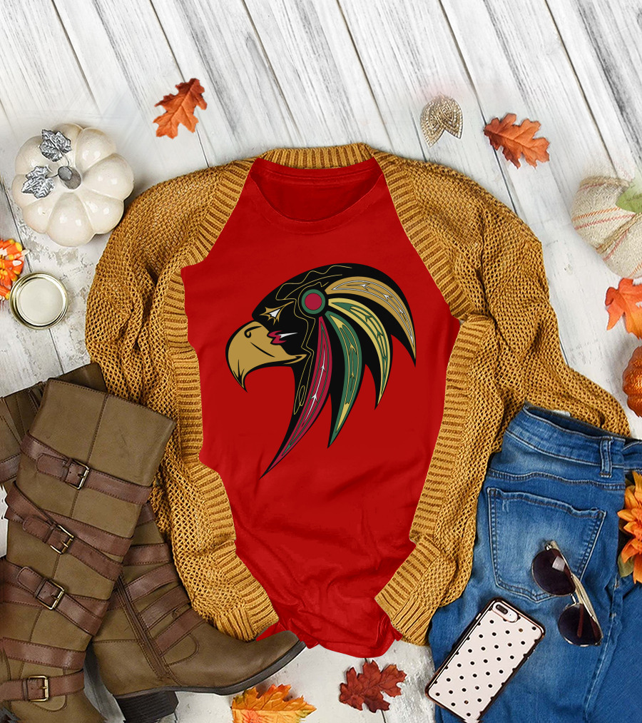 Chicago Blackhawks Hawk Head T-Shirt