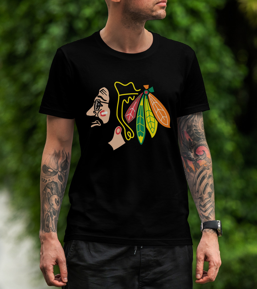 Chicago Blackhawks Grateful Dead Style T-Shirt