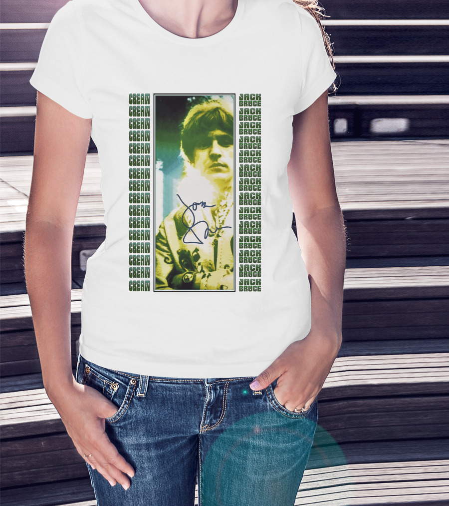 Cream Jack Bruce Signature Portrait T-Shirt