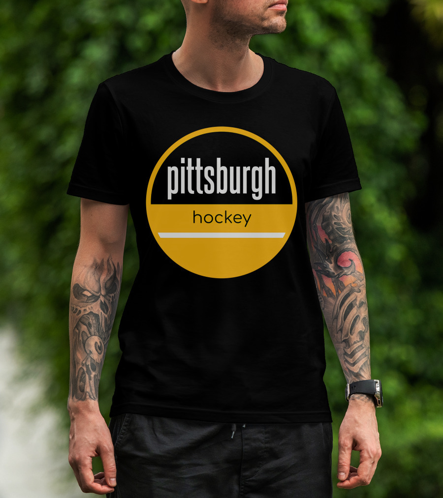 Pittsburgh Penguins Hockey Circle T-Shirt