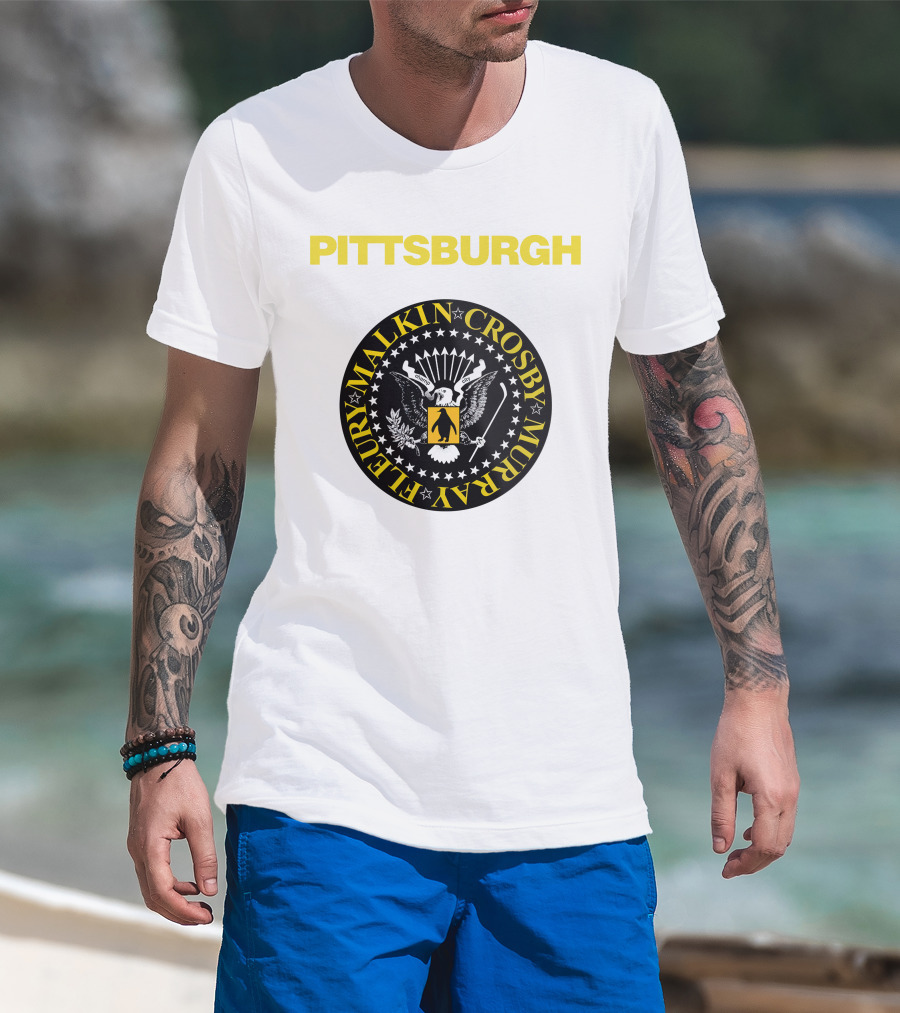 Pittsburgh Penguins Malkin Crosby Murray Fleury T-Shirt
