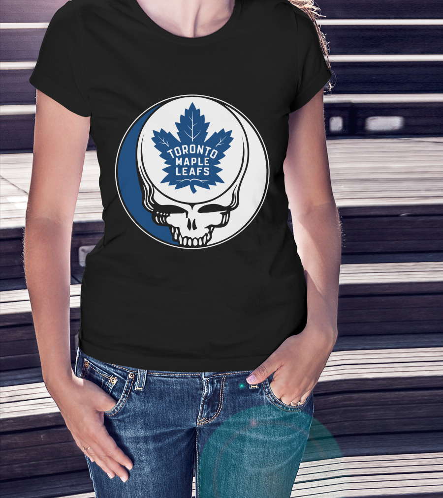 Toronto Maple Leafs Skull T-Shirt