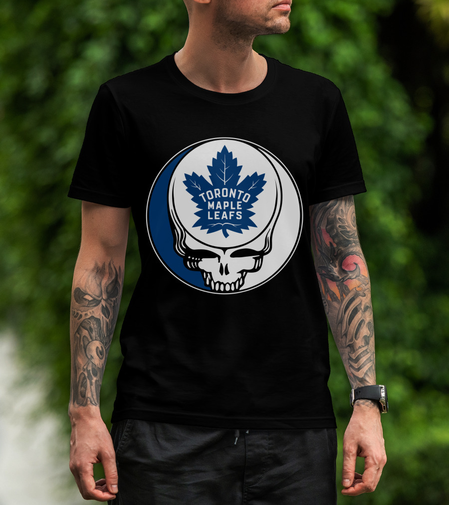 Toronto Maple Leafs Skull T-Shirt