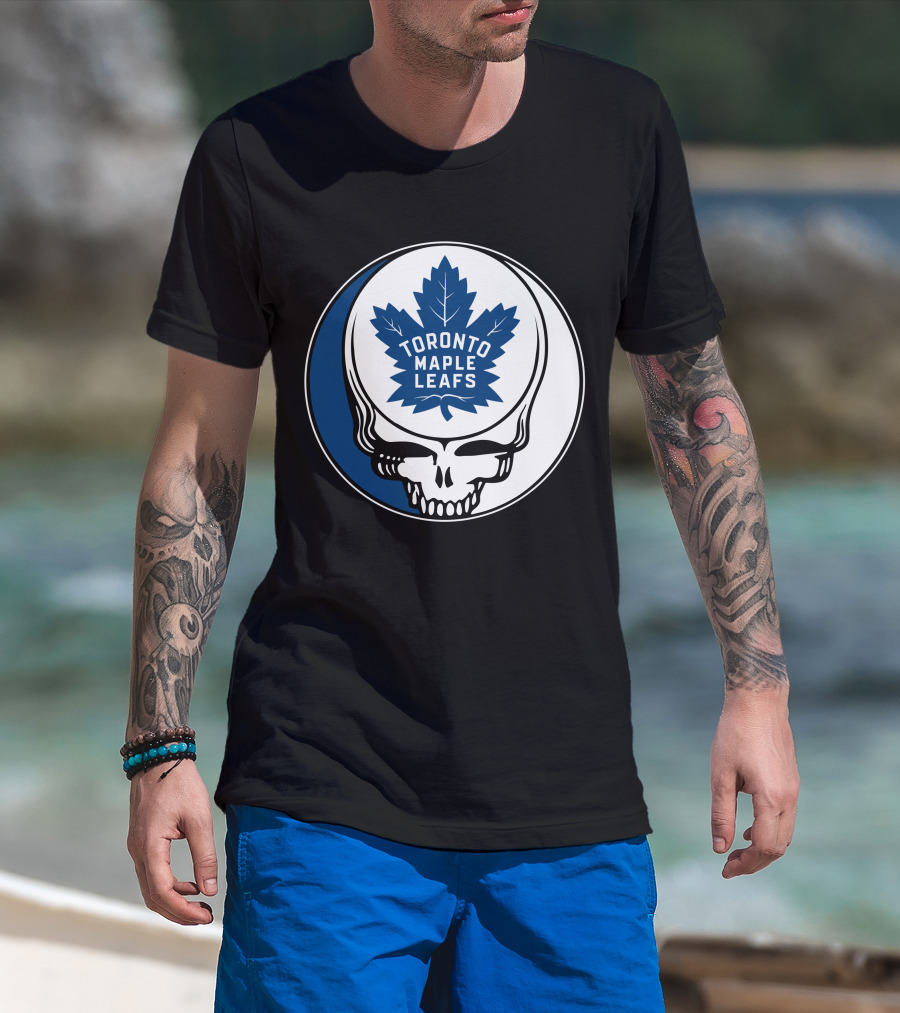 Toronto Maple Leafs Skull T-Shirt