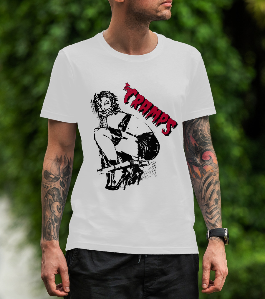 The Cramps Vintage Artwork With Stylish Retro T-Shirt