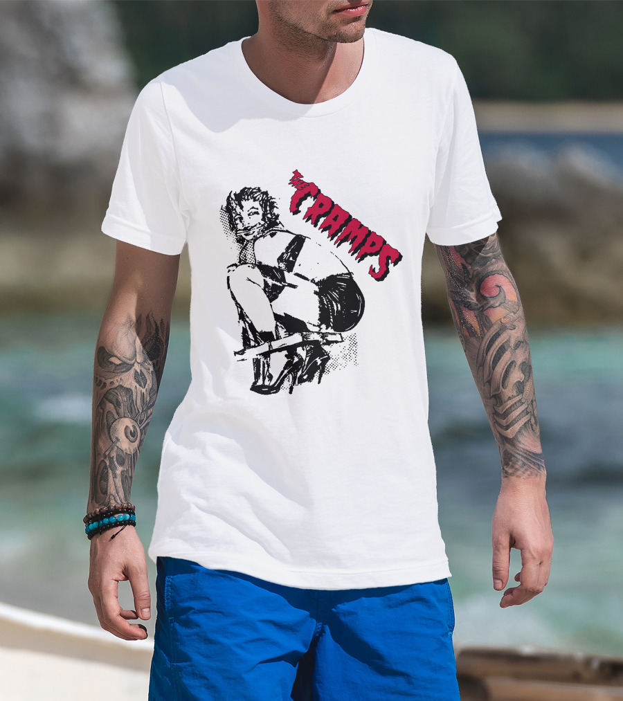 The Cramps Vintage Artwork With Stylish Retro T-Shirt