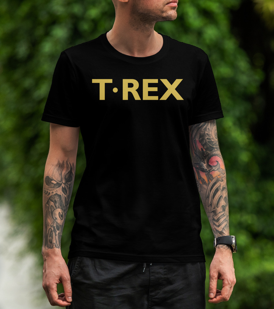 T-Rex Bold Yellow T-Shirt