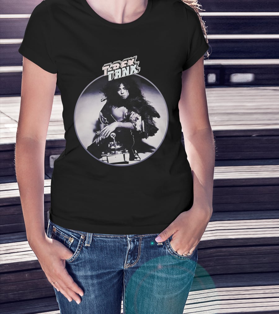 Trex Tanx Album Art Black And White Photo T-Shirt