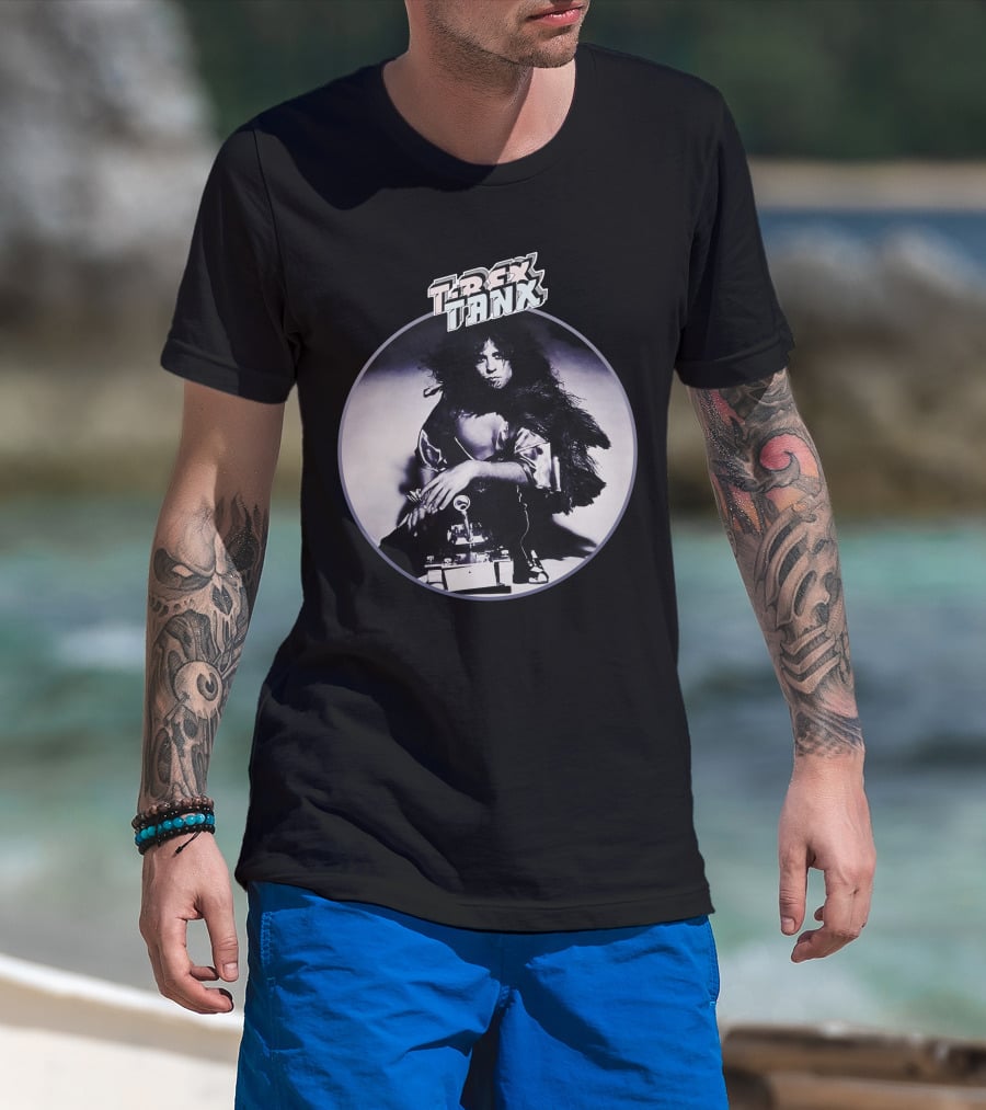 Trex Tanx Album Art Black And White Photo T-Shirt