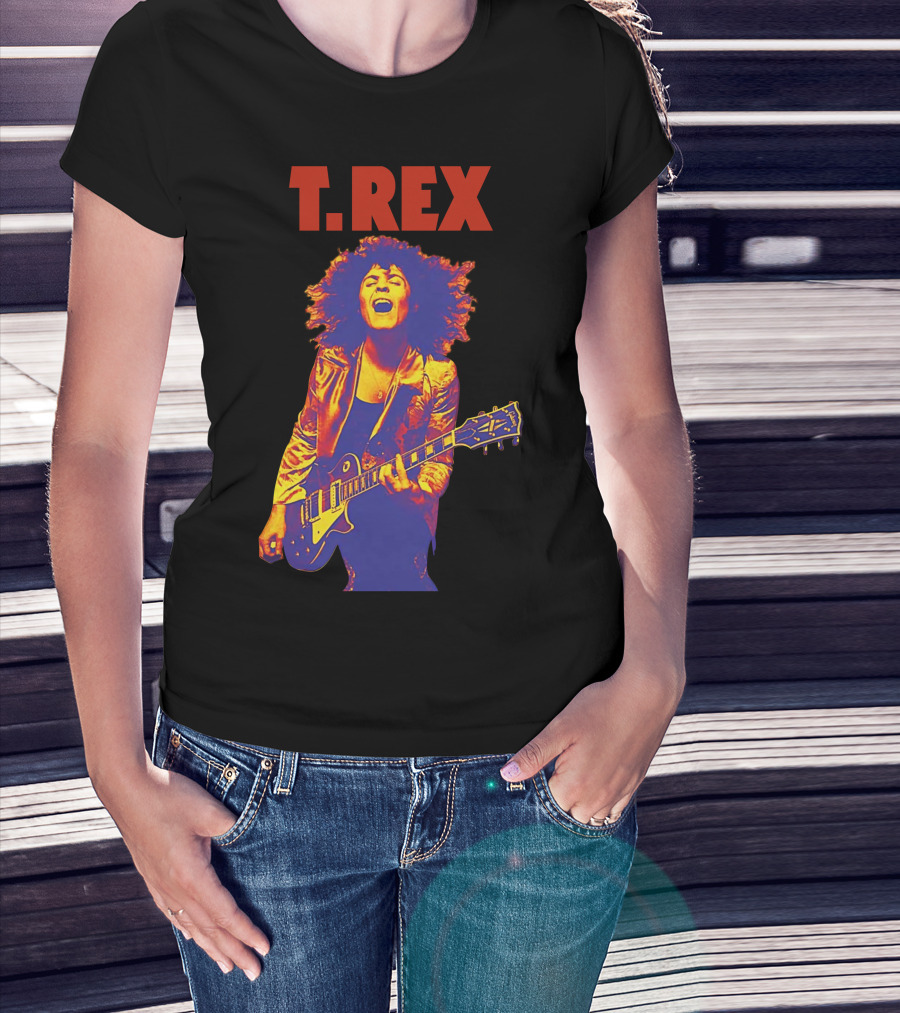 T. Rex Electric Guitar Glam Rock T-Shirt