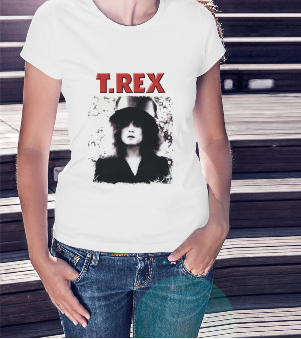 T. Rex Glam Rock Iconic Portrait With Hat T-Shirt