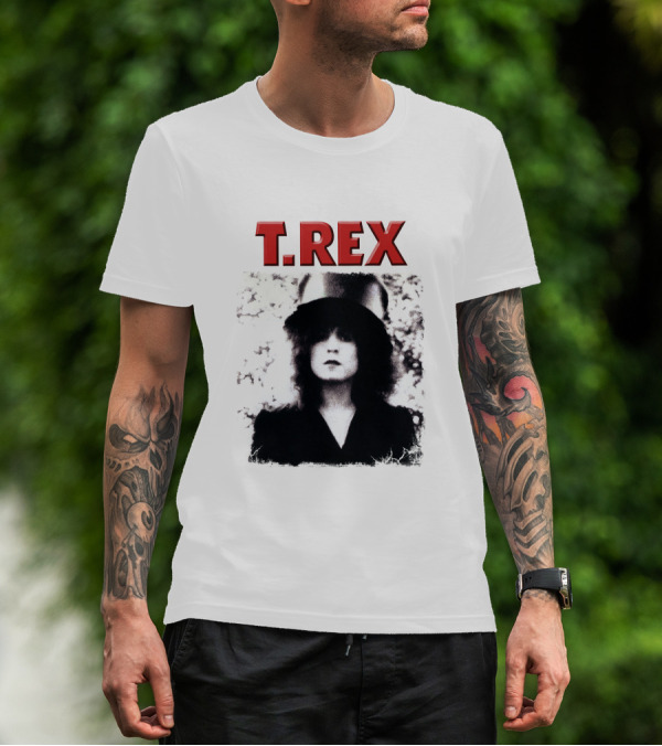 T. Rex Glam Rock Iconic Portrait With Hat T-Shirt