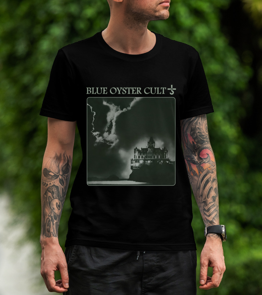 Blue Oyster Cult Castle Lightning Storm T-Shirt
