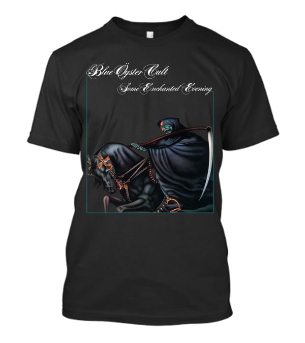 Blue Öyster Cult Some Enchanted Evening Grim Reaper On Horseback T-Shirt