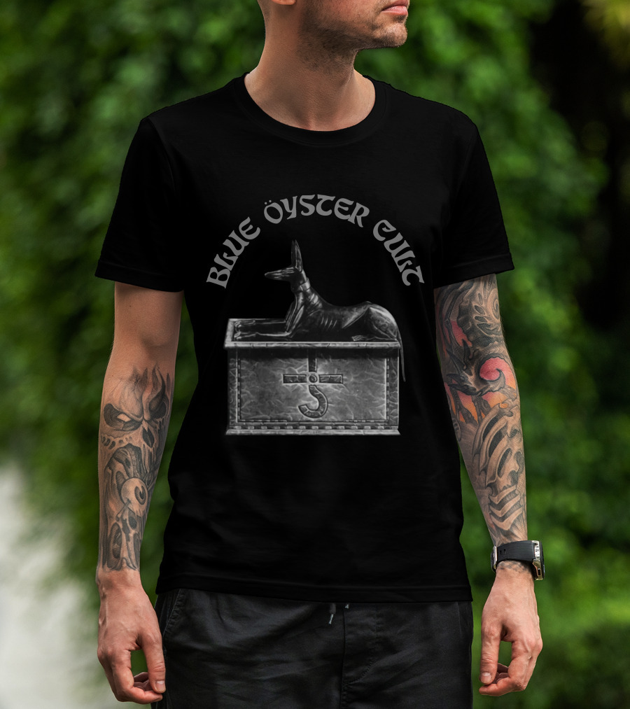 Blue Öyster Cult Anubis Symbol Attic Box T-Shirt