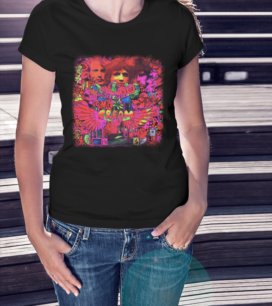 Disraeli Gears Cream Psychedelic Album Art 1967 T-Shirt
