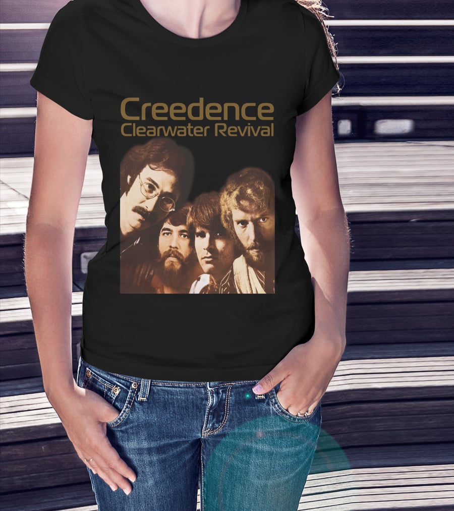 Creedence Clearwater Revival Band Portrait T-Shirt