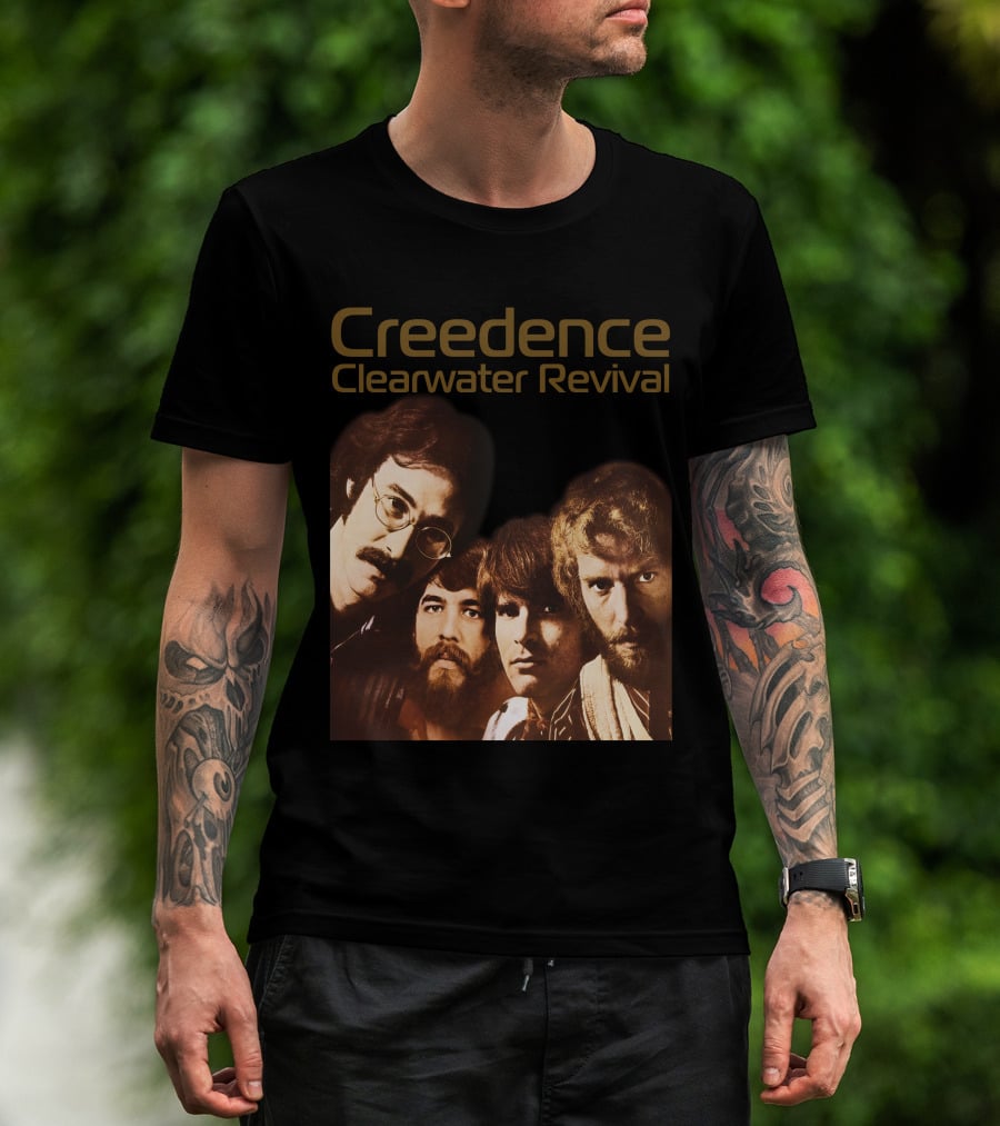 Creedence Clearwater Revival Band Portrait T-Shirt