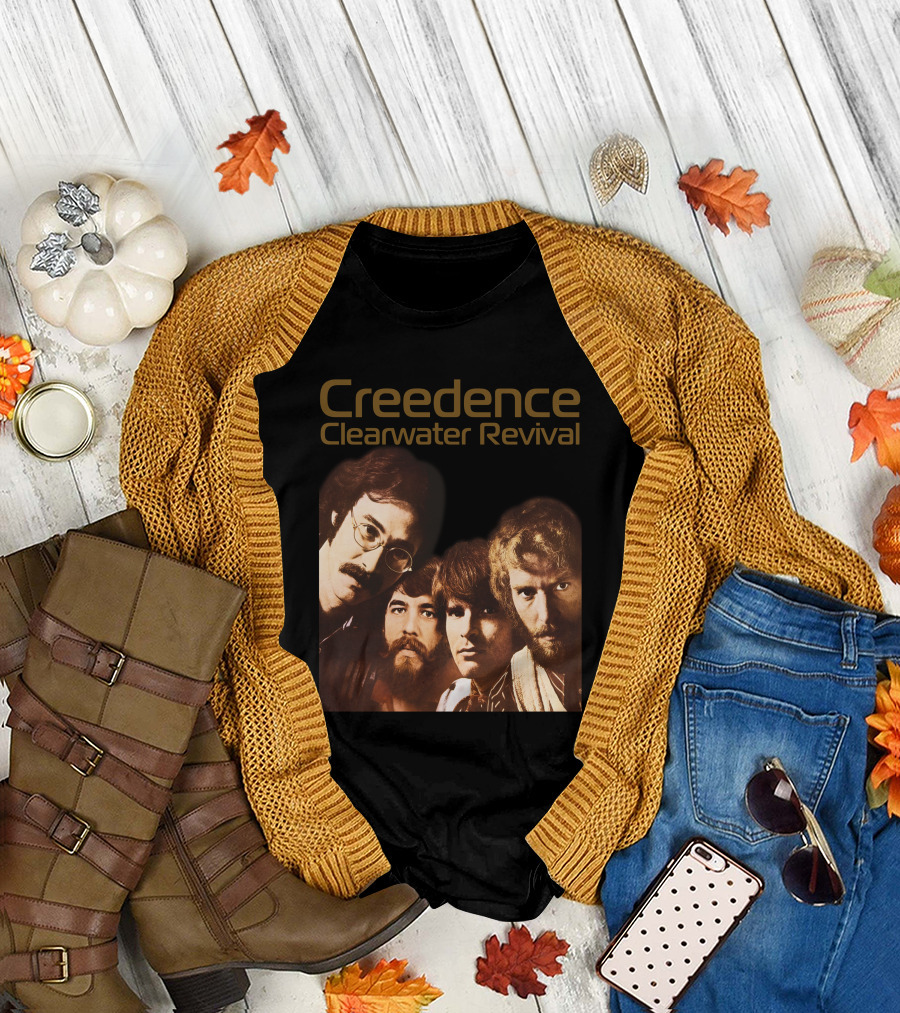 Creedence Clearwater Revival Band Portrait T-Shirt
