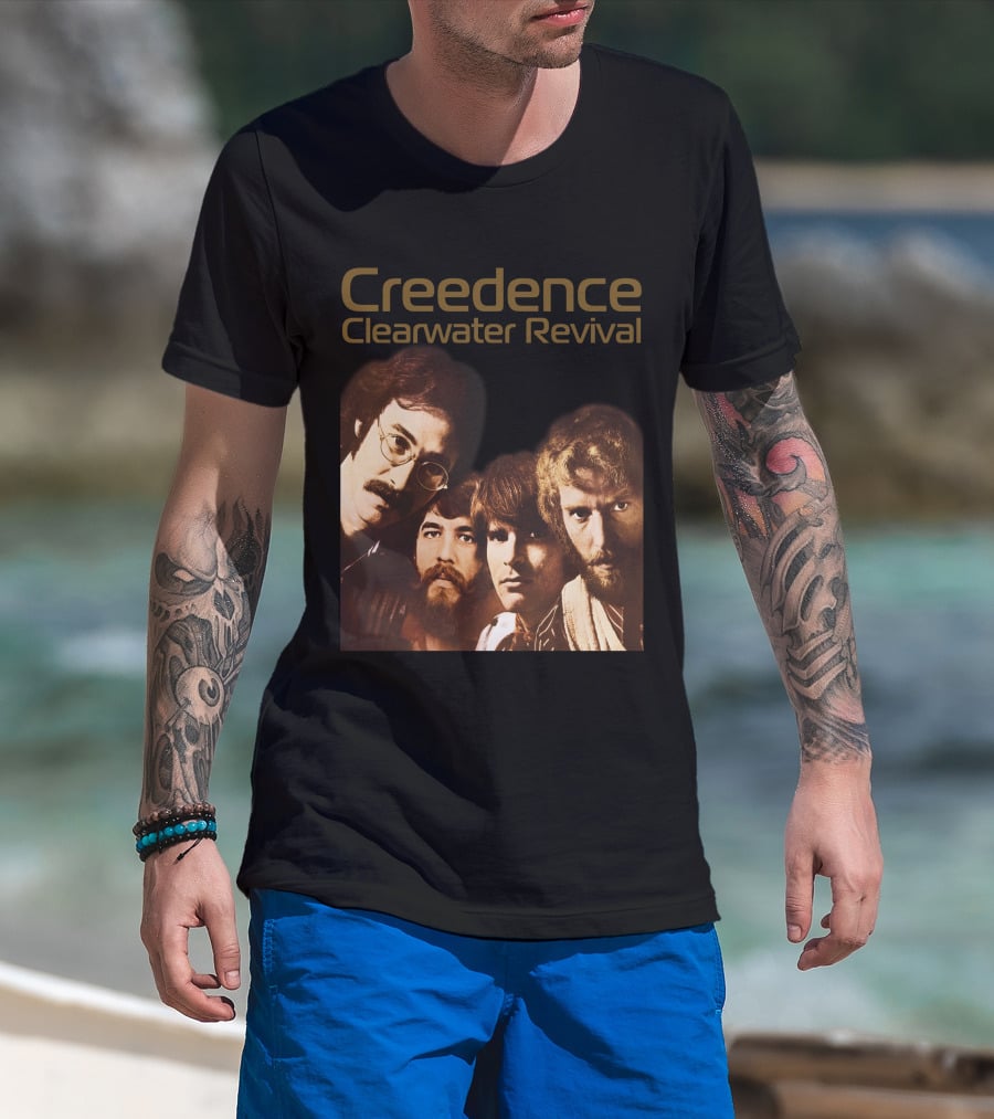 Creedence Clearwater Revival Band Portrait T-Shirt