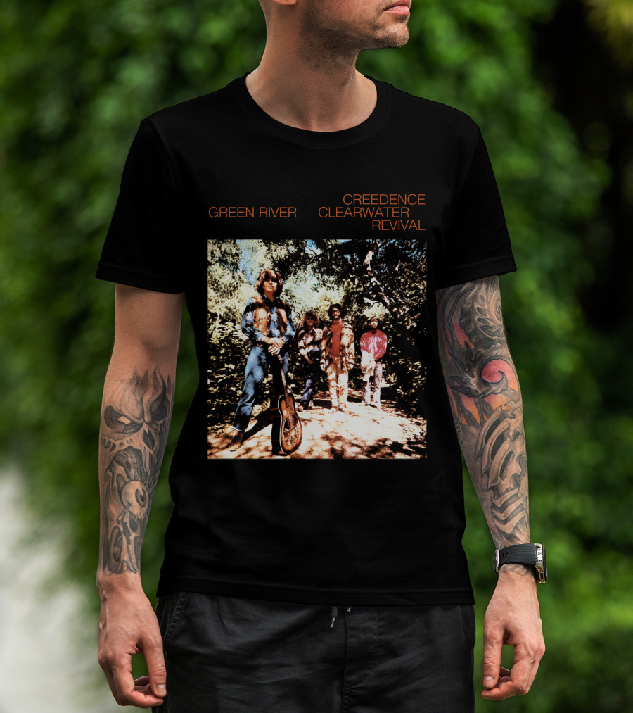 Green River Creedence Clearwater Revival Album Cover Photo T-Shirt