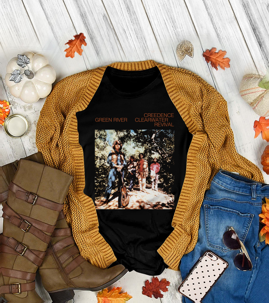 Green River Creedence Clearwater Revival Album Cover Photo T-Shirt