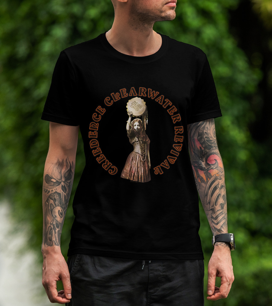 Creedence Clearwater Revival Mardi Gras Album Art T-Shirt