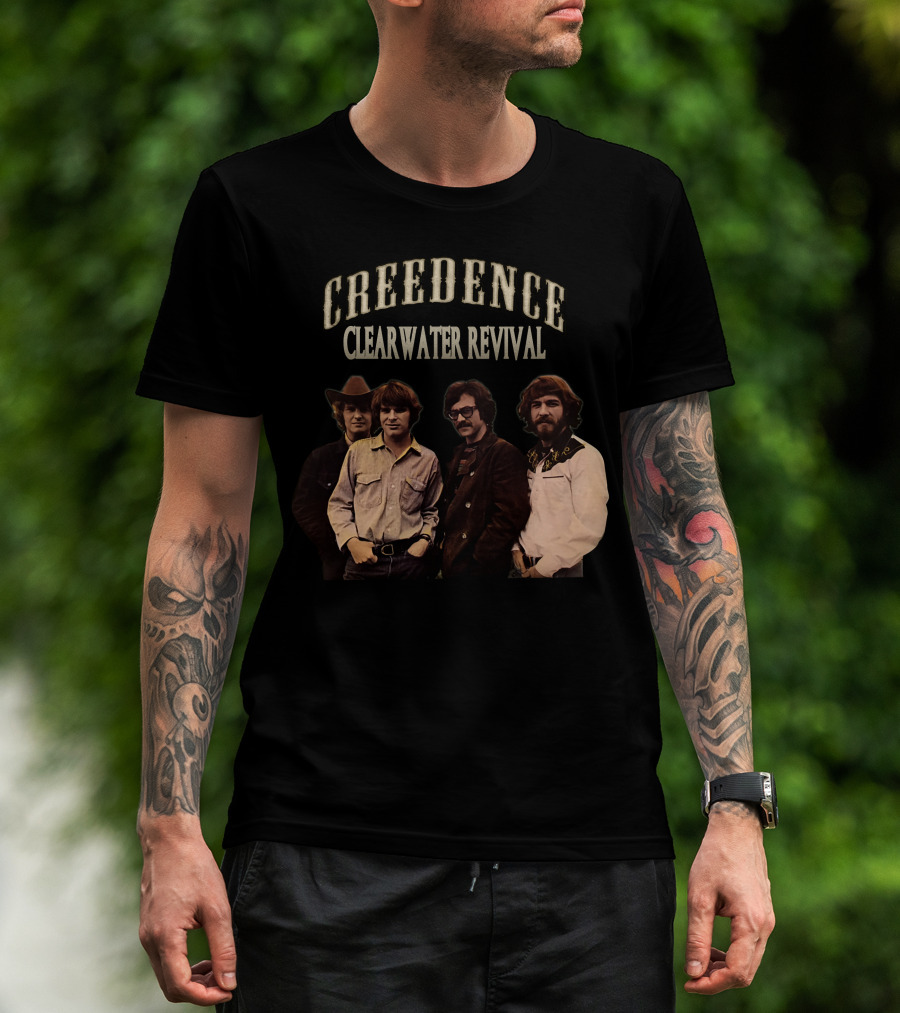 Creedence Clearwater Revival Band Portrait Ccr T-Shirt