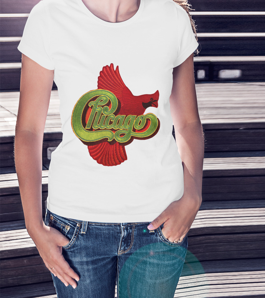 Chicago Cardinal Bird Ccg T-Shirt