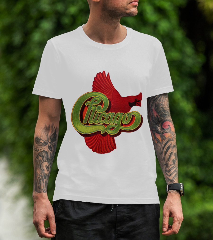 Chicago Cardinal Bird Ccg T-Shirt