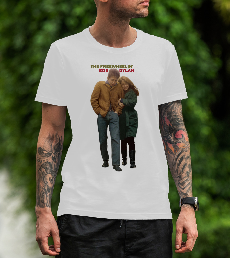 The Freewheelin' Bob Dylan Album Cover T-Shirt