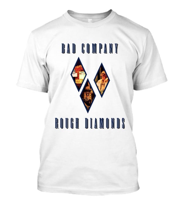 Bad Company Rough Diamonds Vintage Album Art T-Shirt