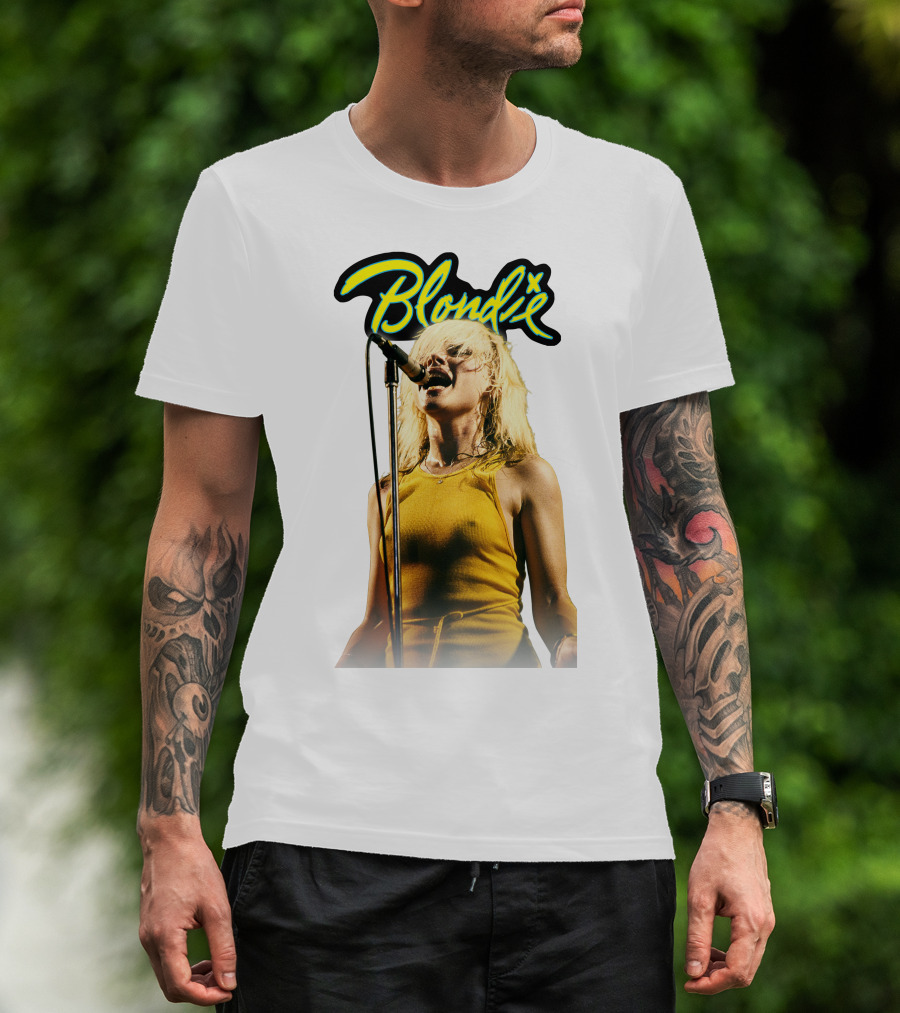 Blondie Bld 21 Vintage Concert Photo T-Shirt