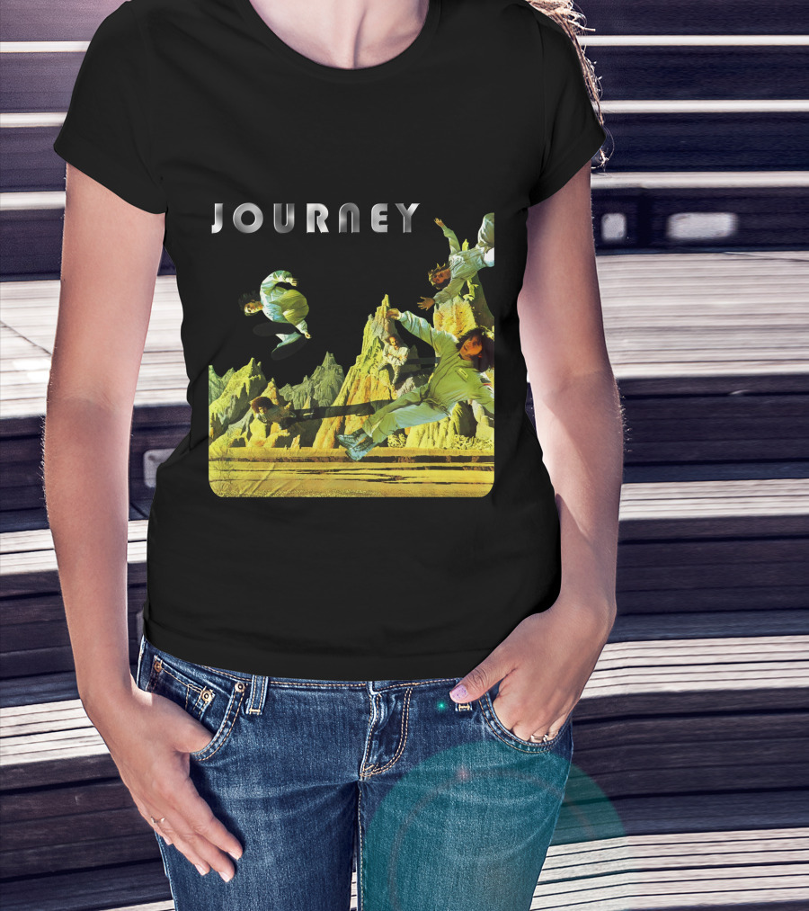 Journey Space-Themed Surreal Landscape Adventure T-Shirt